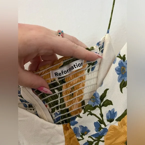 Reformation Juliette High Slit Sundress / Size 20 - Picture 7 of 8